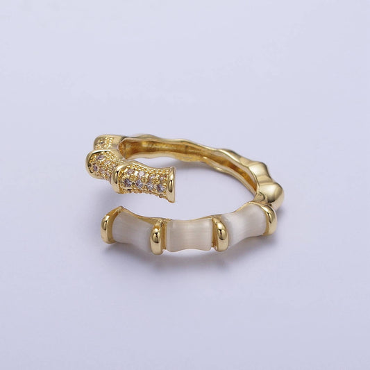 Gold Bamboo Ring