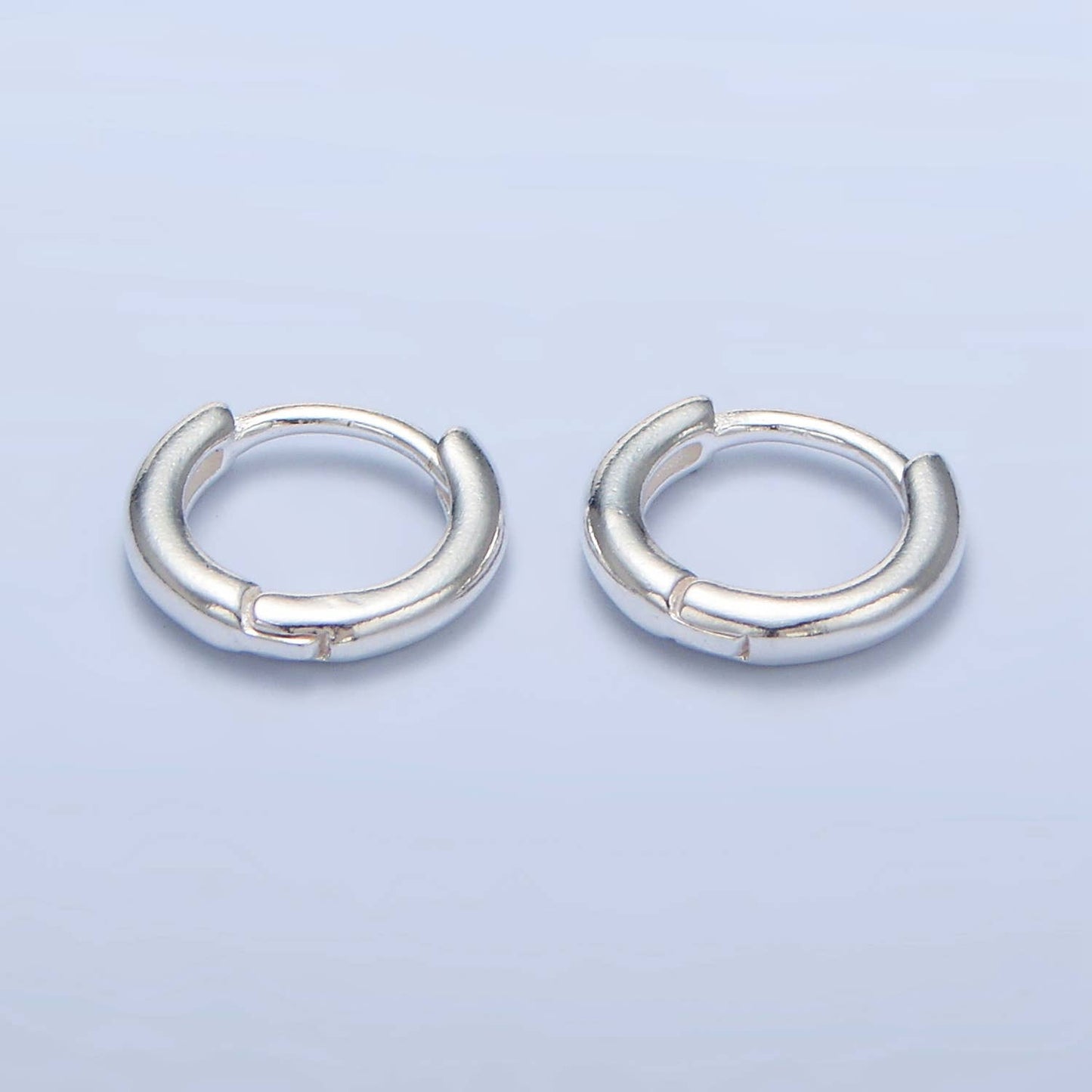 Sterling Silver Huggie Hoops